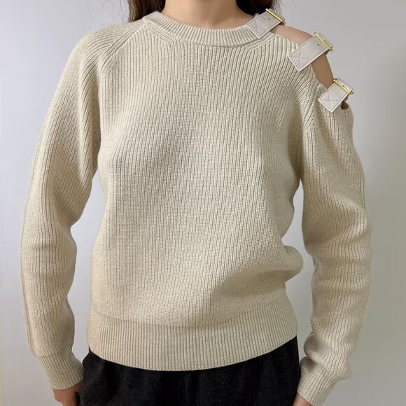 Altuzarra Ness Sweater - Ivory in sz M - Picture 4 of 5